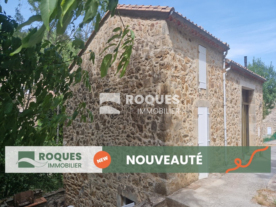 Proche Avène dans hameau, superbe maison en pierre plus jard