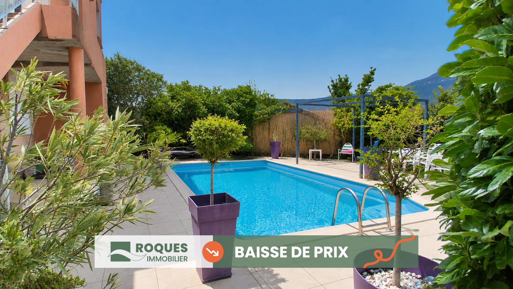Maison familiale Millau avec piscine