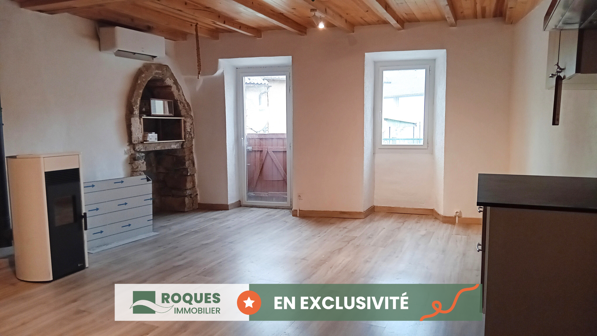 maison rénovée  T3 de village à Lanuéjols (30750)