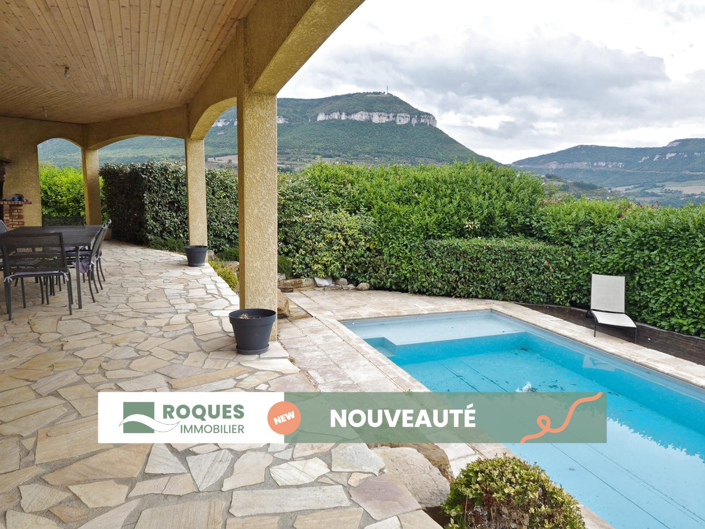  VILLA T5 AVEC VUE PANORAMIQUE SUR MILLAU ET SON VIADUC